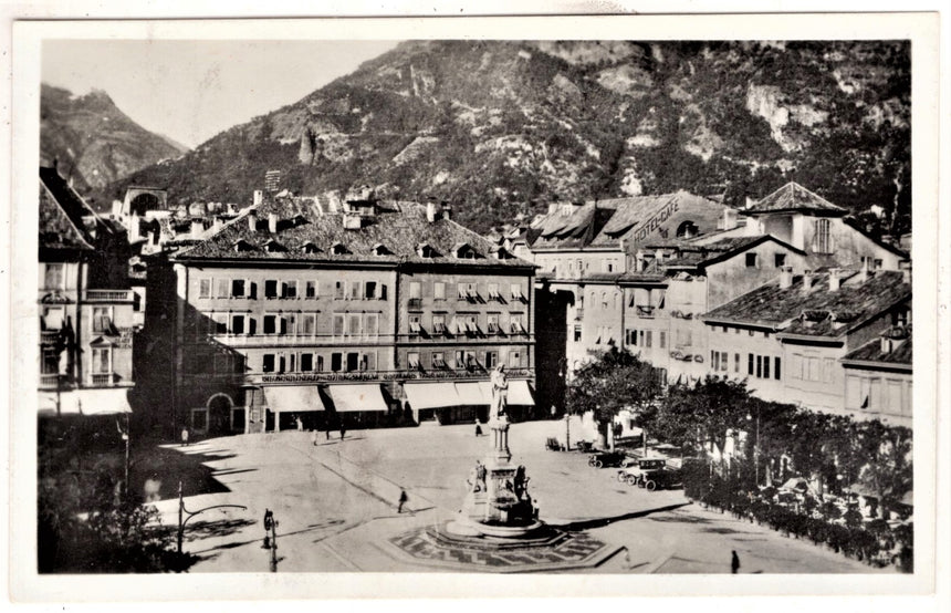 Cartolina Sudtirol Alto Adige Bolzano Bozen Waltherplatz Bolzano piazza Walter | Collezionissimo