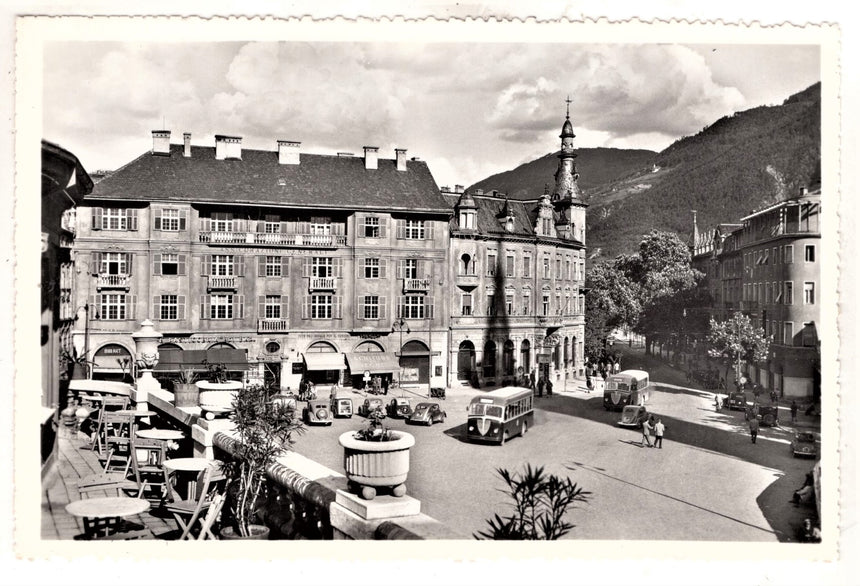 Cartolina Sudtirol Alto Adige Bolzano Bozen Waltherplatz Bolzano piazza Walter | Collezionissimo