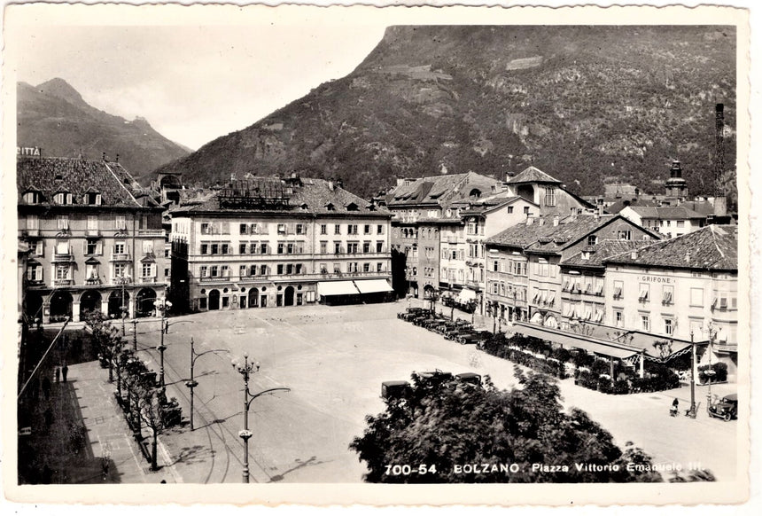 Cartolina Sudtirol Alto Adige Bolzano Bozen Waltherplatz Bolzano piazza Walter | Collezionissimo