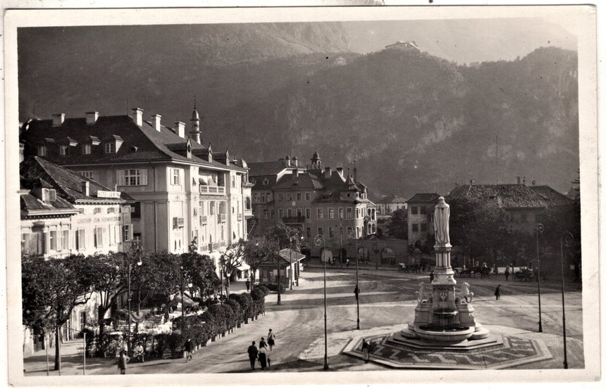 Cartolina Sudtirol Alto Adige Bolzano Bozen Waltherplatz Bolzano piazza Walter | Collezionissimo