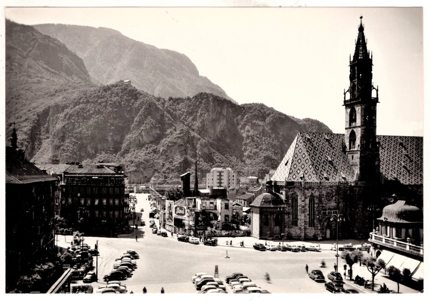 Cartolina Sudtirol Alto Adige Bolzano Bozen Waltherplatz Bolzano piazza Walter | Collezionissimo