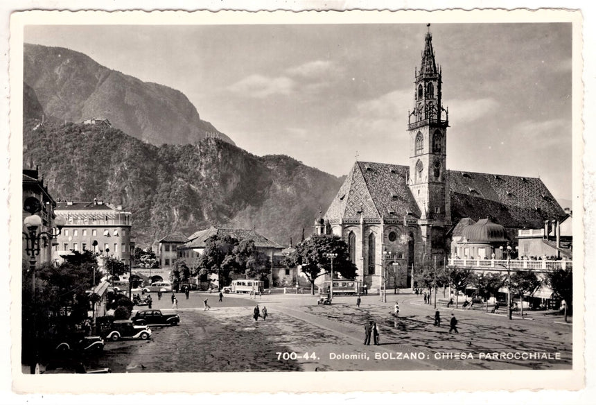 Cartolina Sudtirol Alto Adige Bolzano Bozen Waltherplatz Bolzano piazza Walter | Collezionissimo