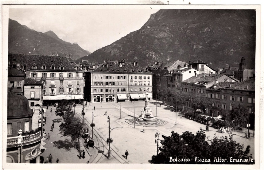 Cartolina Sudtirol Alto Adige Bolzano Bozen Waltherplatz Bolzano piazza Walter | Collezionissimo