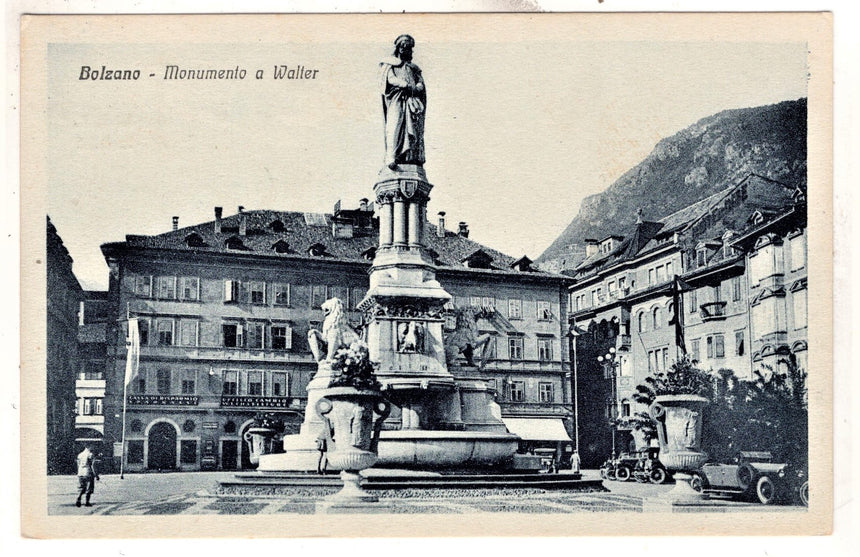 Cartolina Sudtirol Alto Adige Bolzano Bozen Waltherplatz Bolzano piazza Walter | Collezionissimo