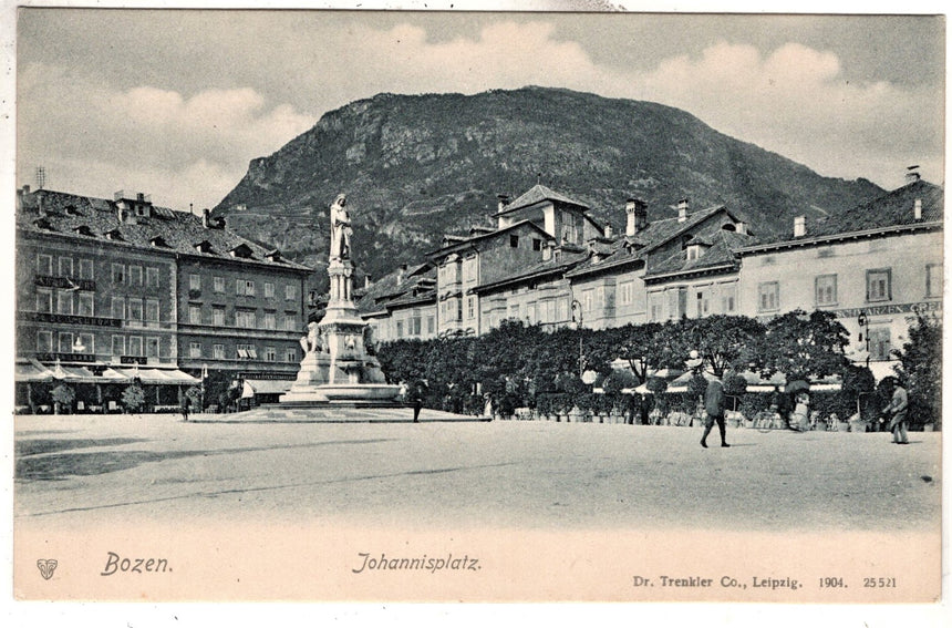 Cartolina Sudtirol Alto Adige Bolzano Bozen Waltherplatz Bolzano piazza Walter | Collezionissimo