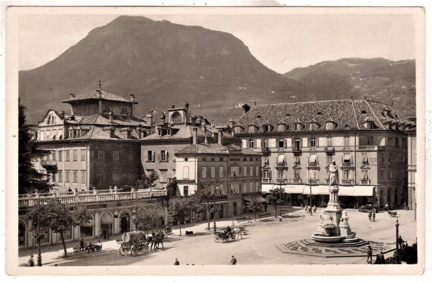 Cartolina Sudtirol Alto Adige Bolzano Bozen Waltherplatz Bolzano piazza Walter | Collezionissimo