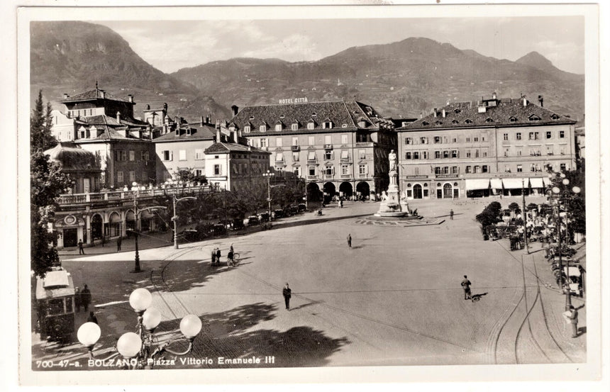 Cartolina Sudtirol Alto Adige Bolzano Bozen Waltherplatz Bolzano piazza Walter | Collezionissimo