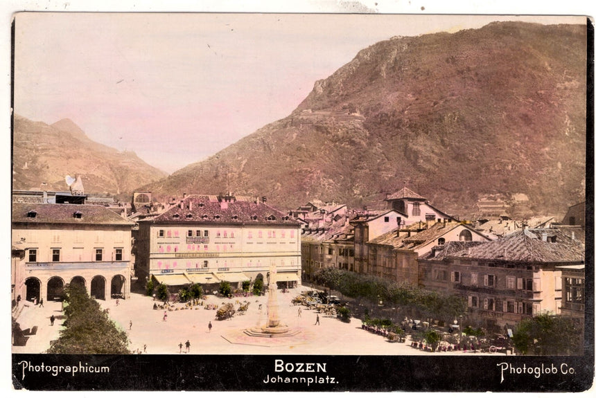 Cartolina Sudtirol Alto Adige Bolzano Bozen Waltherplatz Bolzano piazza Walter | Collezionissimo