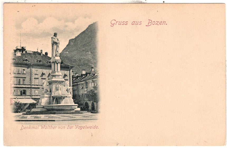 Cartolina Sudtirol Alto Adige Bolzano Bozen Waltherplatz Bolzano piazza Walter | Collezionissimo