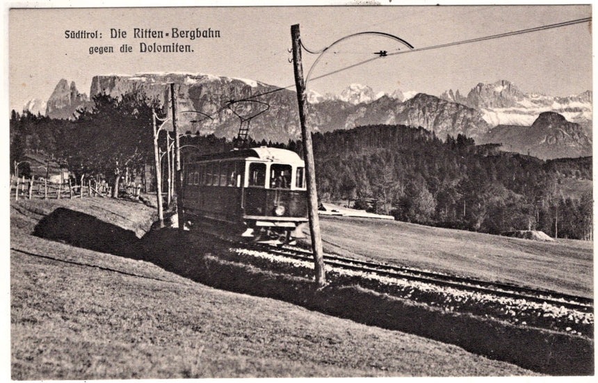 Cartolina Sudtirol Alto Adige Bolzano Bozen La ferrovia del Renon | Collezionissimo