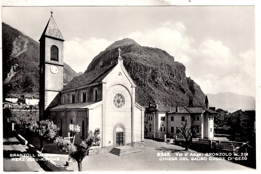 Cartolina Sudtirol Alto Adige Bolzano Bozen Bronzolo la Chiesa | Collezionissimo