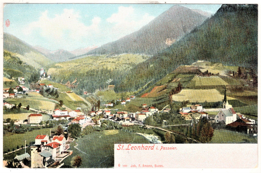 Cartolina Sudtirol Alto Adige Bolzano Bozen St.Leonhard in Passeier | Collezionissimo