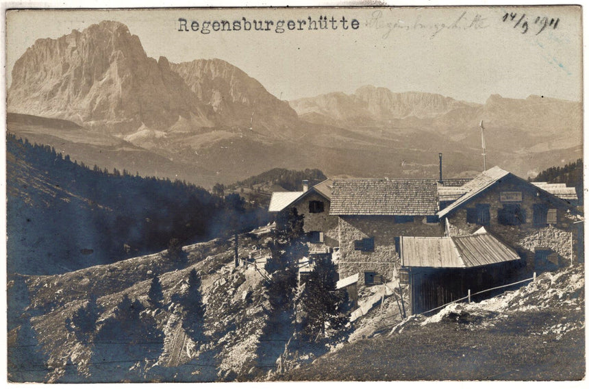 Cartolina Sudtirol Alto Adige Bolzano Bozen Regensburgerhutte | Collezionissimo