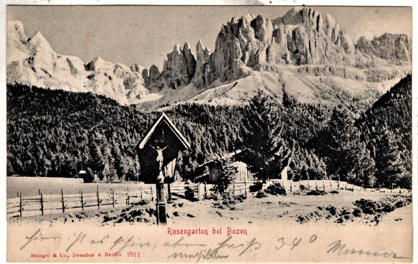 Cartolina Sudtirol Alto Adige Bolzano Bozen Dolomiten Rosengarten  | Collezionissimo