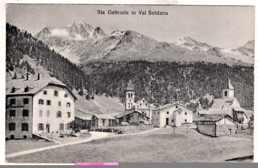 Cartolina Sudtirol Alto Adige Bolzano Bozen St. Gertraud Sulden Hotel Eller | Collezionissimo