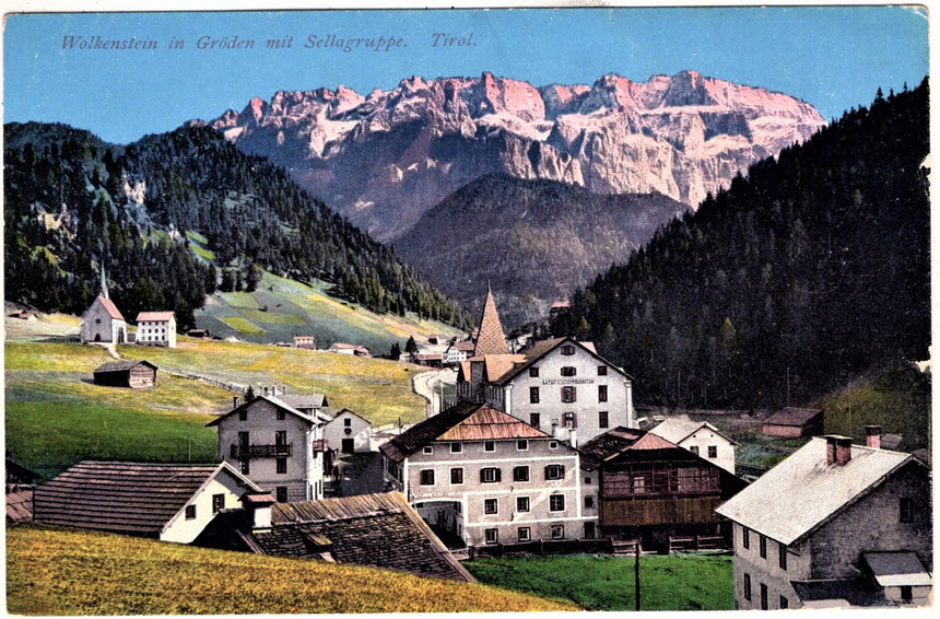 Cartolina Sudtirol Alto Adige Bolzano Bozen Wolkenstein in Gròden | Collezionissimo