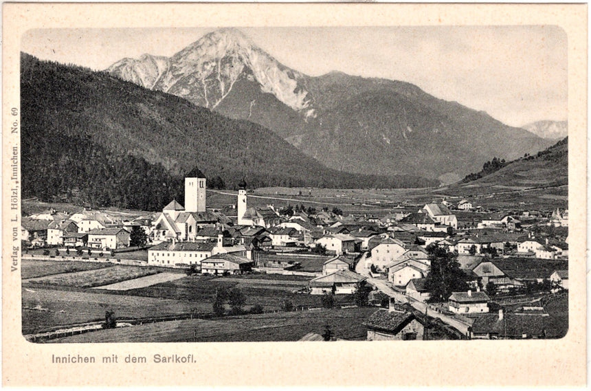 Cartolina Sudtirol Alto Adige Bolzano Bozen Innichen mit dem Sarlkofl | Collezionissimo