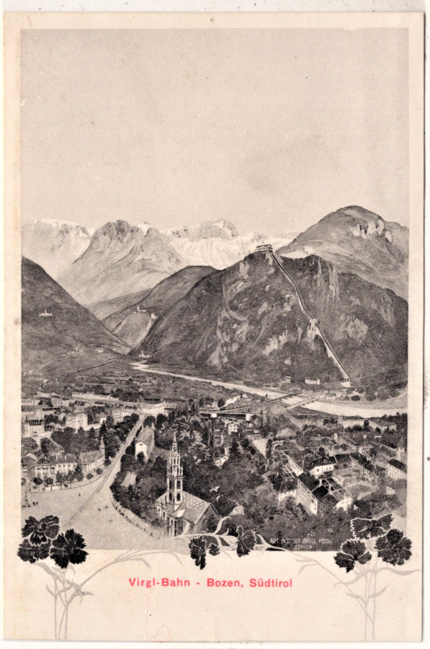 Cartolina Sudtirol Alto Adige Bolzano Bozen Virgl Bahn  | Collezionissimo