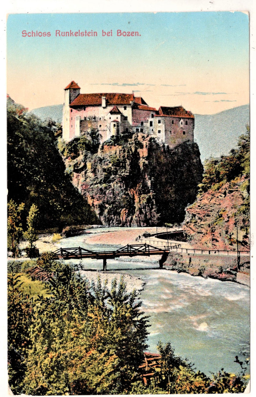 Cartolina Sudtirol Alto Adige Bolzano Bozen Schloss Runkelstein | Collezionissimo. Cartolina firmata e viaggiata