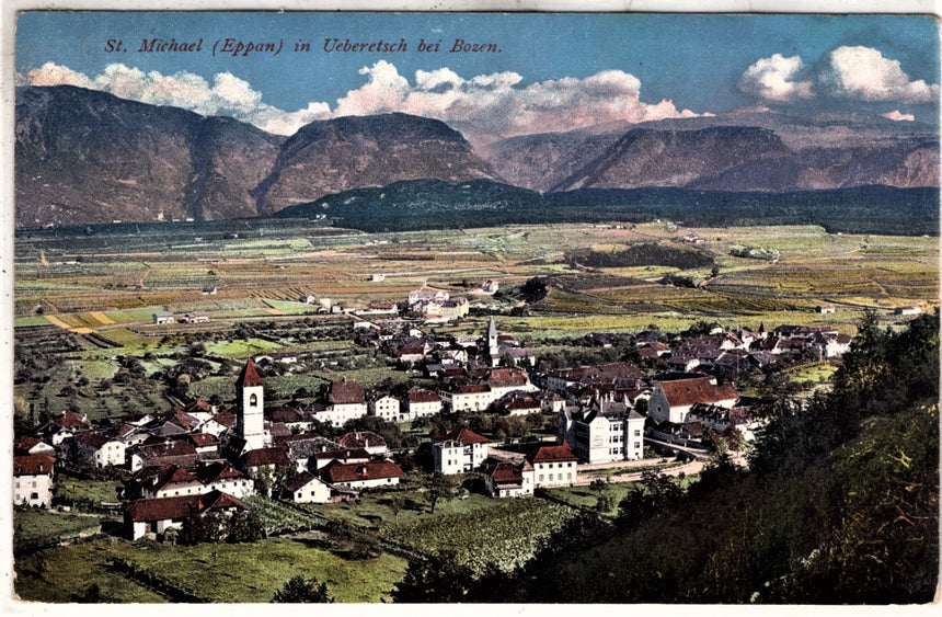 Cartolina Sudtirol Alto Adige Bolzano Bozen St. Michael Eppan in Ueberetsch | Collezionissimo