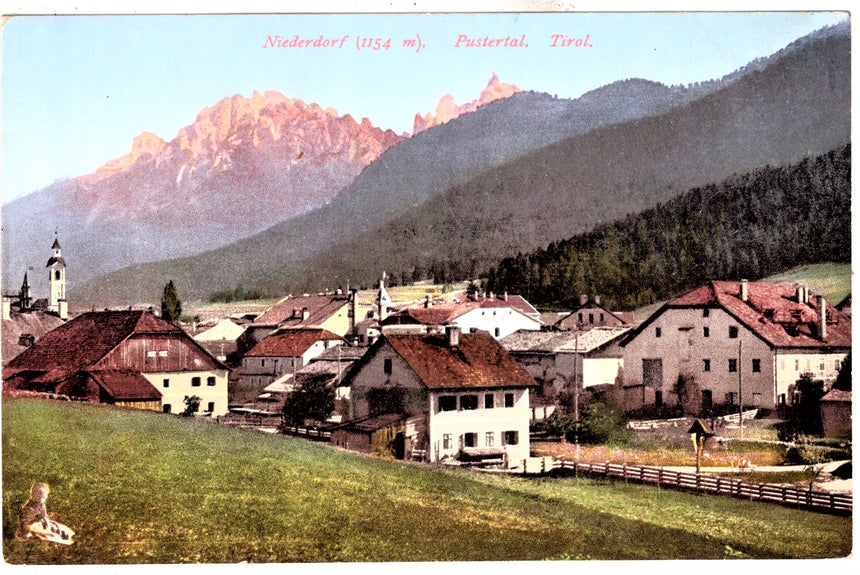 Cartolina Sudtirol Alto Adige Bolzano Bozen Niederdorf Pustertal | Collezionissimo