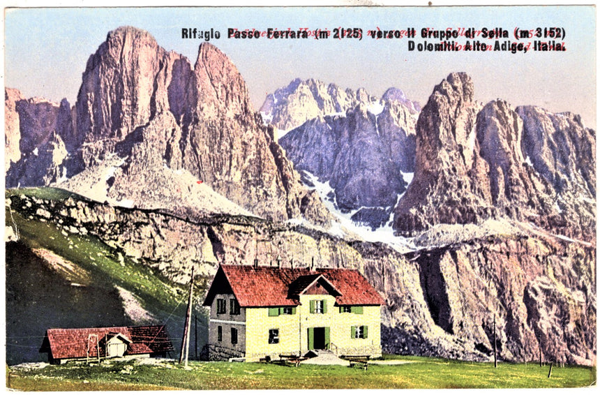 Cartolina Sudtirol Alto Adige Bolzano Bozen Dolomiti rif. Passo Ferrara | Collezionissimo