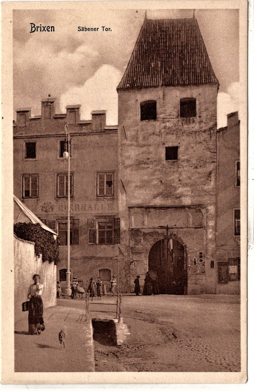 Cartolina Sudtirol Alto Adige Bolzano Bozen Brixen Bressanone Sàbener Tor | Collezionissimo