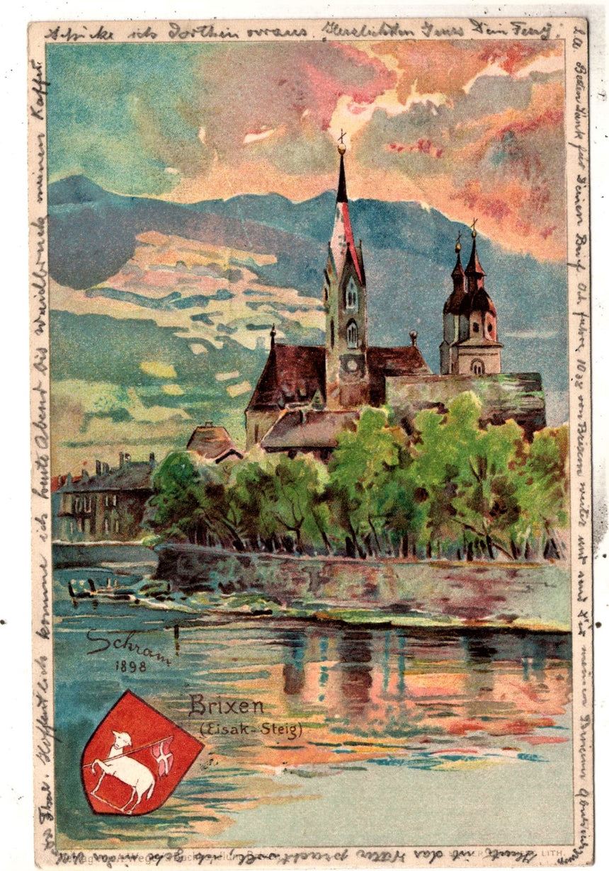 Cartolina Sudtirol Alto Adige Bolzano Bozen Brixen Bressanone il Duomo | Collezionissimo