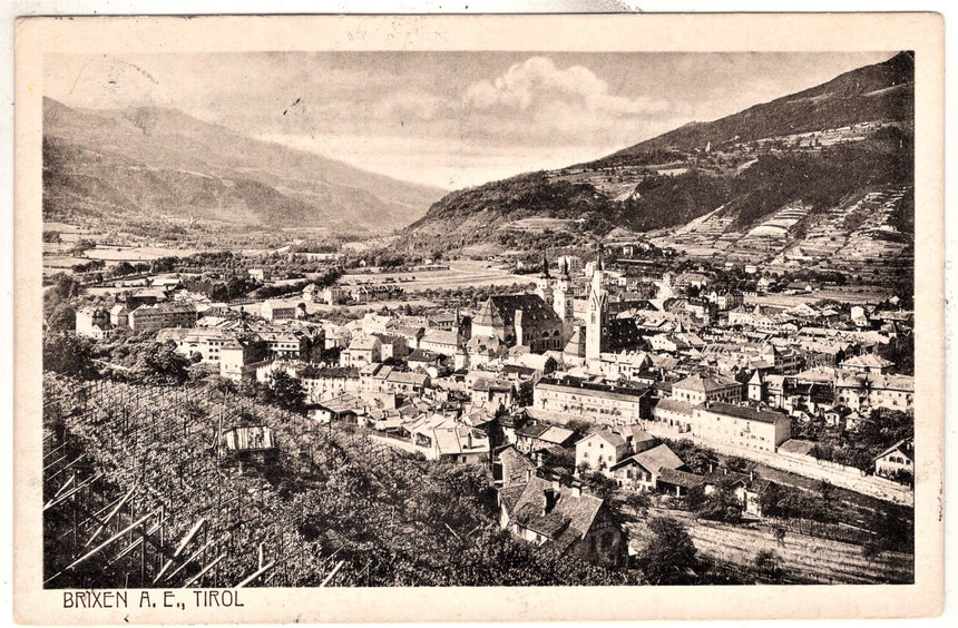 Cartolina Sudtirol Alto Adige Bolzano Bozen Brixen Bressanone panorama | Collezionissimo