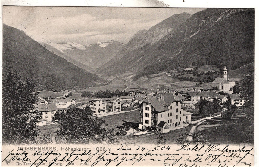 Cartolina Sudtirol Alto Adige Bolzano Bozen Colle Isarco Gossensass panorama | Collezionissimo