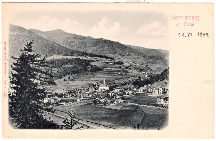 Cartolina Sudtirol Alto Adige Bolzano Bozen Colle Isarco Gossensass panorama | Collezionissimo