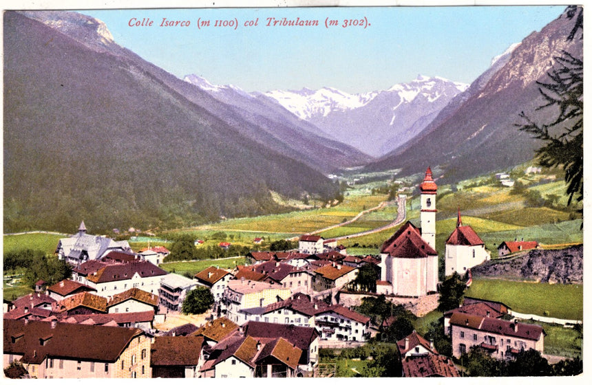 Cartolina Sudtirol Alto Adige Bolzano Bozen Colle Isarco Gossensass panorama | Collezionissimo