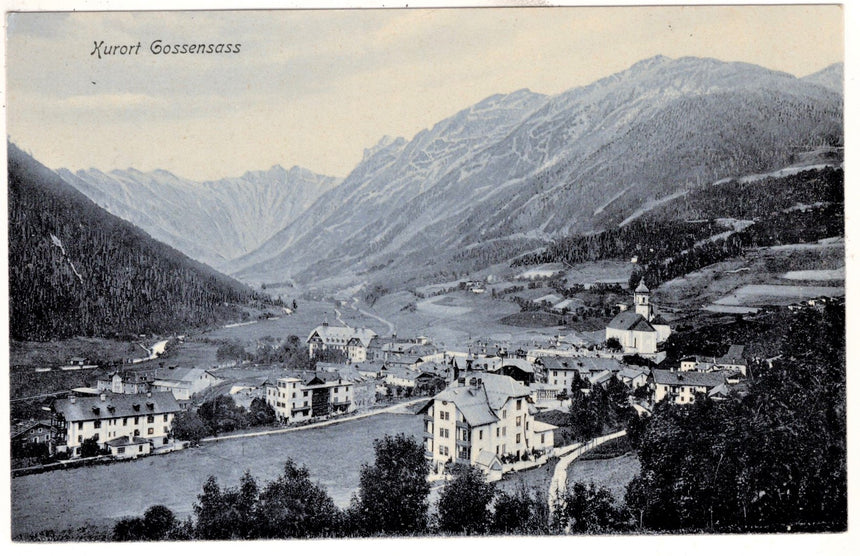 Cartolina Sudtirol Alto Adige Bolzano Bozen Colle Isarco Gossensass panorama | Collezionissimo