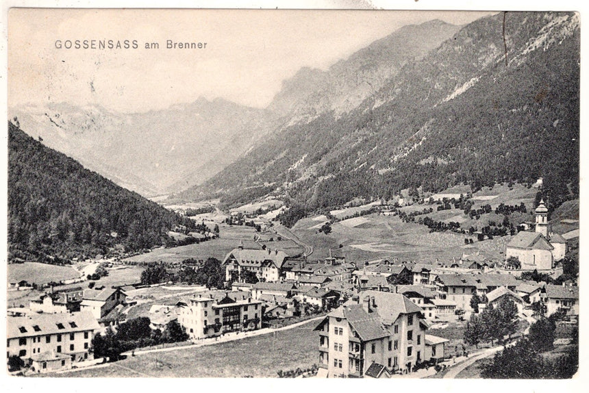 Cartolina Sudtirol Alto Adige Bolzano Bozen Colle Isarco Gossensass panorama | Collezionissimo