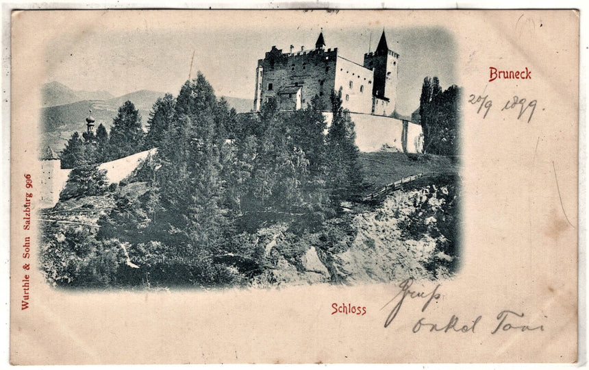 Cartolina Sudtirol Alto Adige Bolzano Bozen Bruneck Brunico Schloss | Collezionissimo