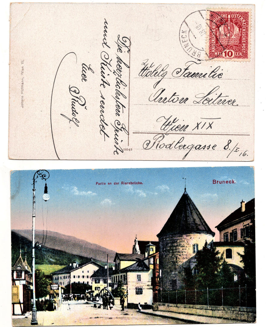 Cartolina Sudtirol Alto Adige Bolzano Bozen Bruneck Brunico | Collezionissimo