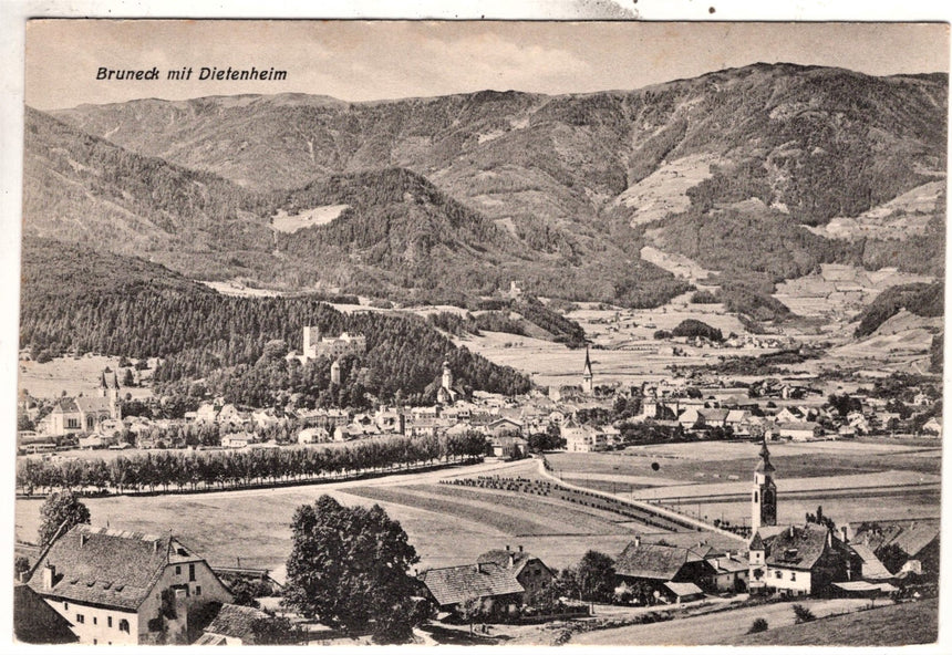 Cartolina Sudtirol Alto Adige Bolzano Bozen Bruneck mit Dietenheim Brunico | Collezionissimo