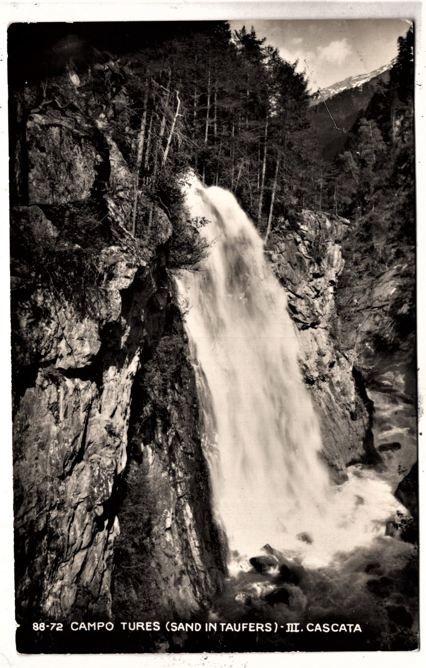 Cartolina Sudtirol Alto Adige Bolzano Bozen Campo Tures Sand in Taufers la cascata | Collezionissimo