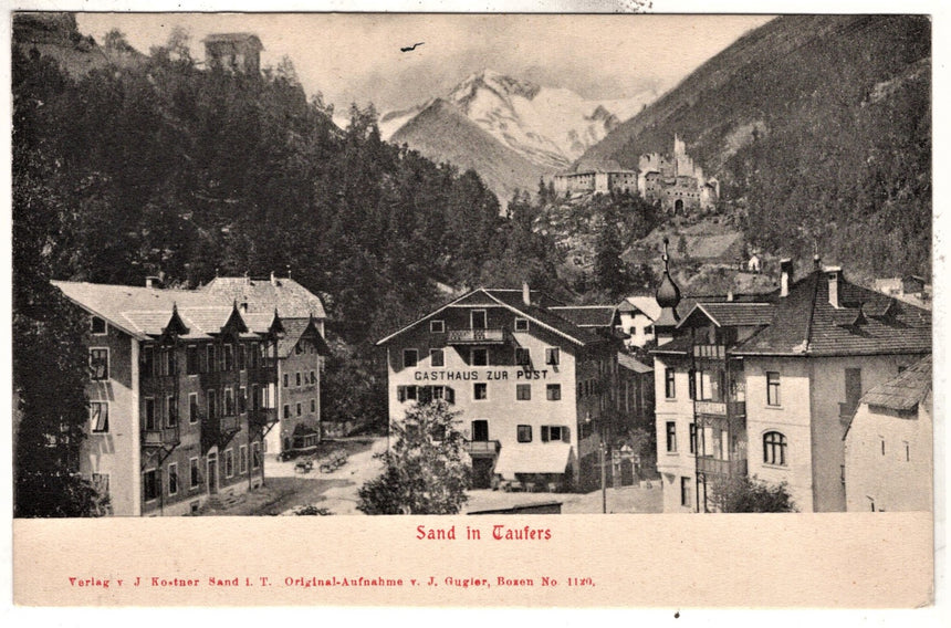 Cartolina Sudtirol Alto Adige Bolzano Bozen Campo Tures Sand in Taufers | Collezionissimo