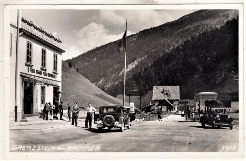 Cartolina Sudtirol Alto Adige Bolzano Bozen il confine del Brennero | Collezionissimo