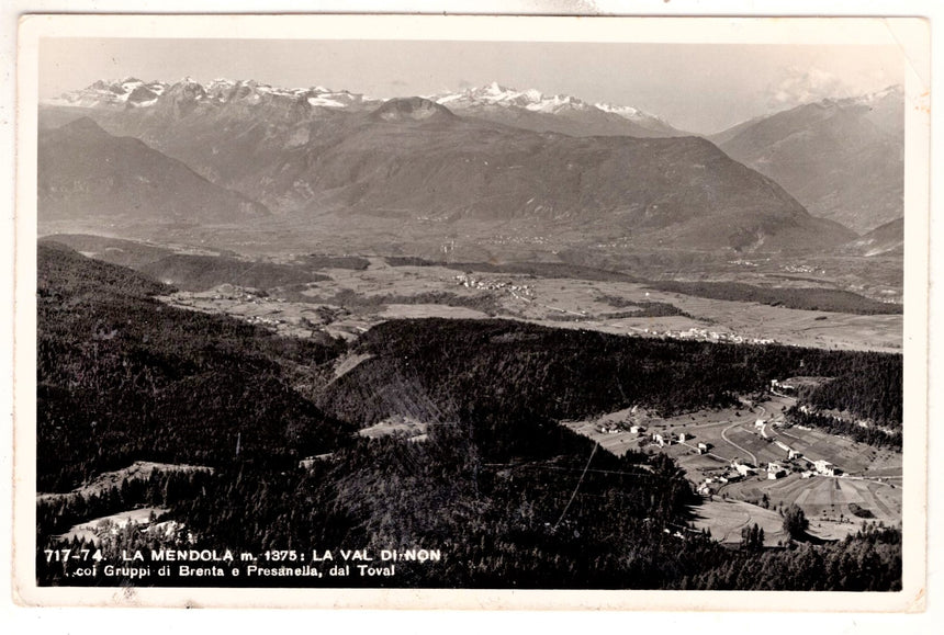 Cartolina Sudtirol Alto Adige Bolzano Bozen la Mendola per Patti | Collezionissimo