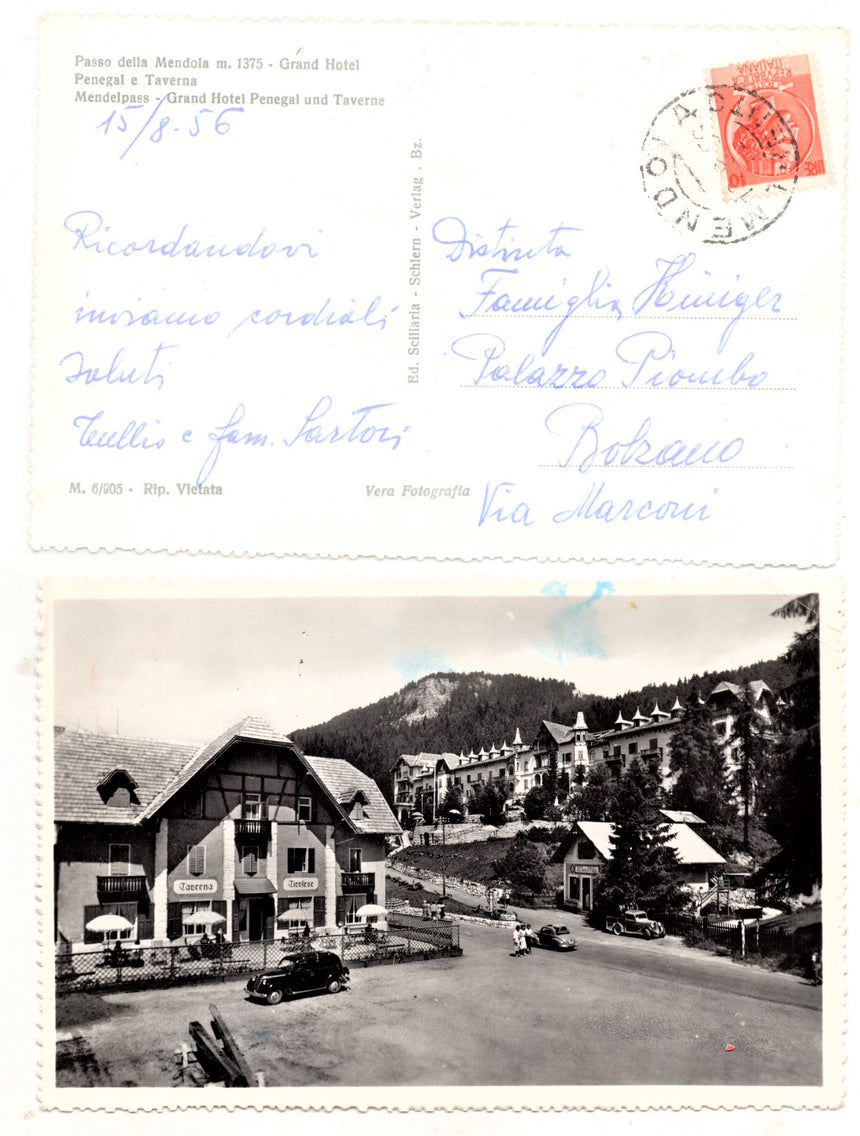 Cartolina Sudtirol Alto Adige Bolzano Bozen la Mendola taverna Tirolese | Collezionissimo