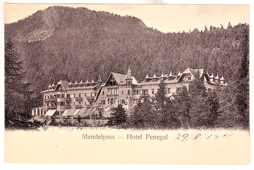 Cartolina Sudtirol Alto Adige Bolzano Bozen la Mendola Hotel Penegal | Collezionissimo