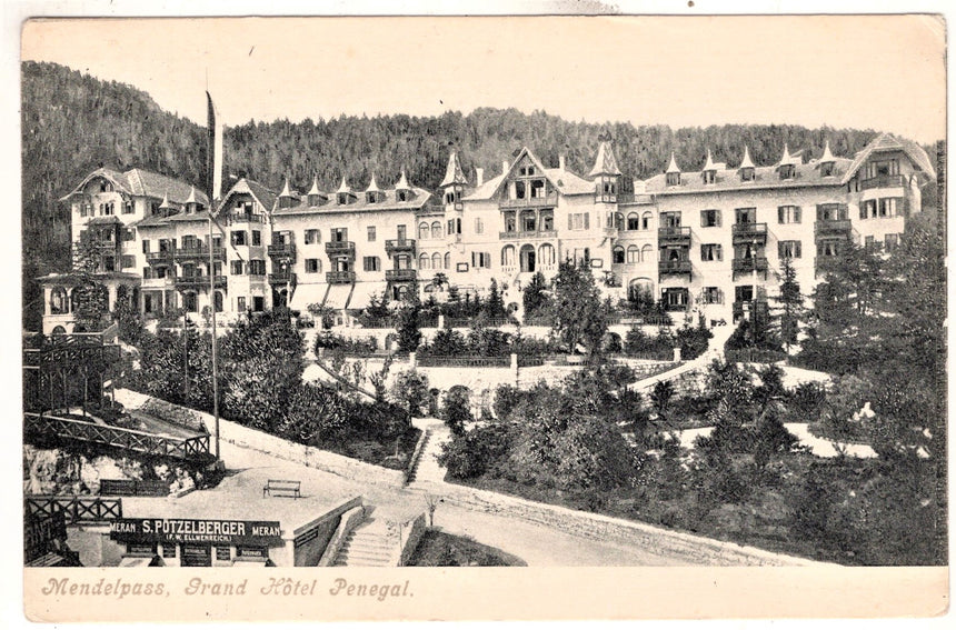 Cartolina Sudtirol Alto Adige Bolzano Bozen la Mendola Hotel Penegal | Collezionissimo