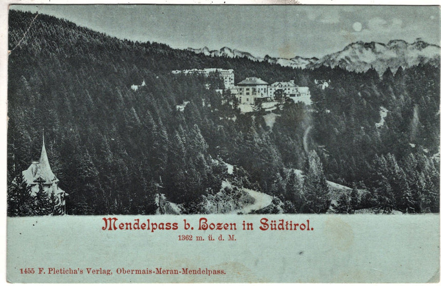 Cartolina Sudtirol Alto Adige Bolzano Bozen la Mendola Mendelpass | Collezionissimo