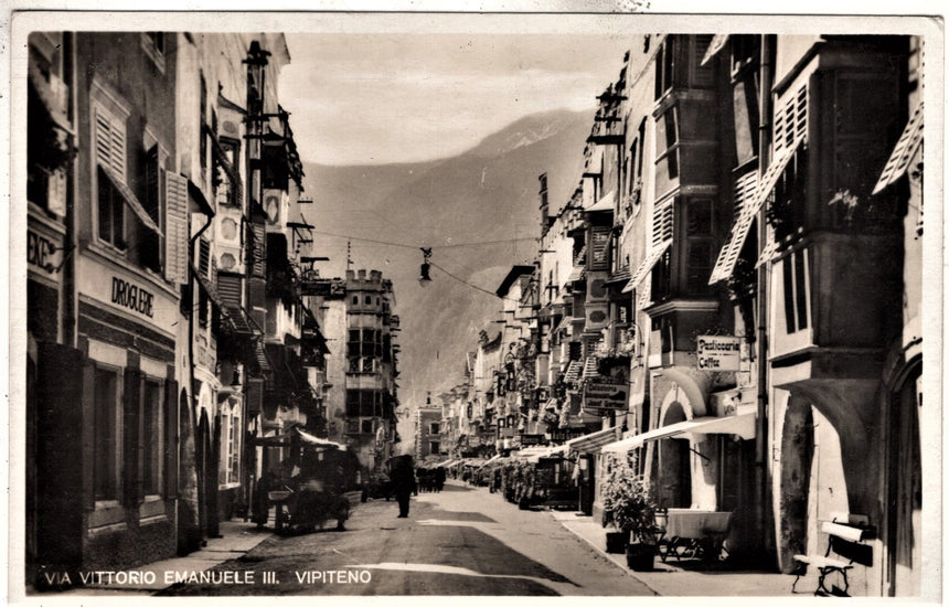 Cartolina Sudtirol Alto Adige Bolzano Bozen Vipiteno Sterzing via V.Emanuele III | Collezionissimo