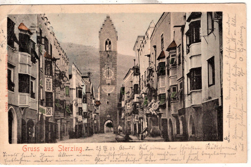 Cartolina Sudtirol Alto Adige Bolzano Bozen Vipiteno Gruss aus Sterzing | Collezionissimo