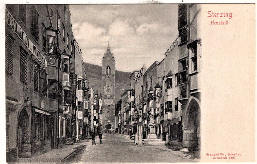 Cartolina Sudtirol Alto Adige Bolzano Bozen Vipiteno Sterzing Rathaus | Collezionissimo