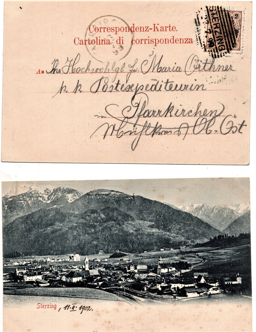 Cartolina Sudtirol Alto Adige Bolzano Bozen Vipiteno Sterzing panorama | Collezionissimo