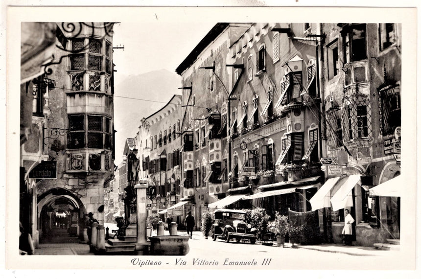 Cartolina Sudtirol Alto Adige Bolzano Bozen Vipiteno Sterzing via V.Emanuele III | Collezionissimo